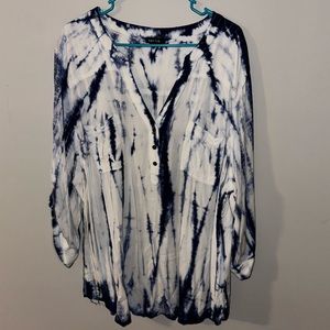Tye dye Button up